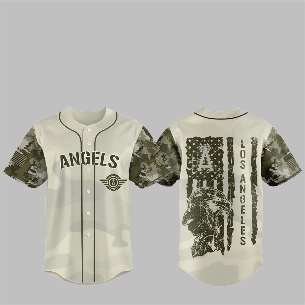 LA Angels 2025 Armed Forces Day Night Jersey - Grishko.com