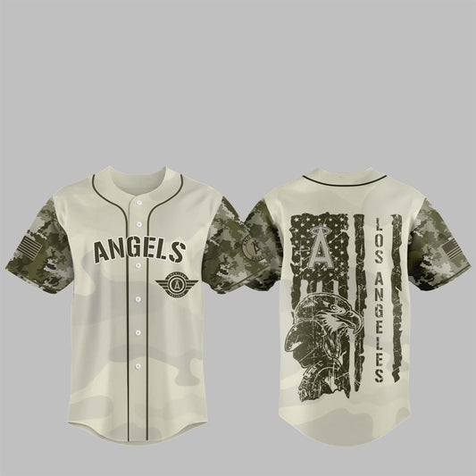LA Angels 2025 Armed Forces Day Night Jersey - Grishko.com