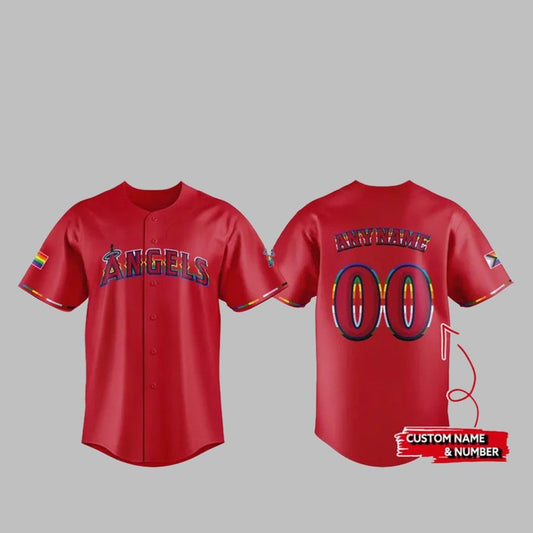 LA Angels Pride Night 2025 Jersey - Grishko.com