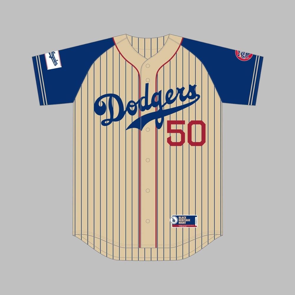 LA Dodgers Black Heritage Night Jersey Giveaway 2025 - Grishko.com