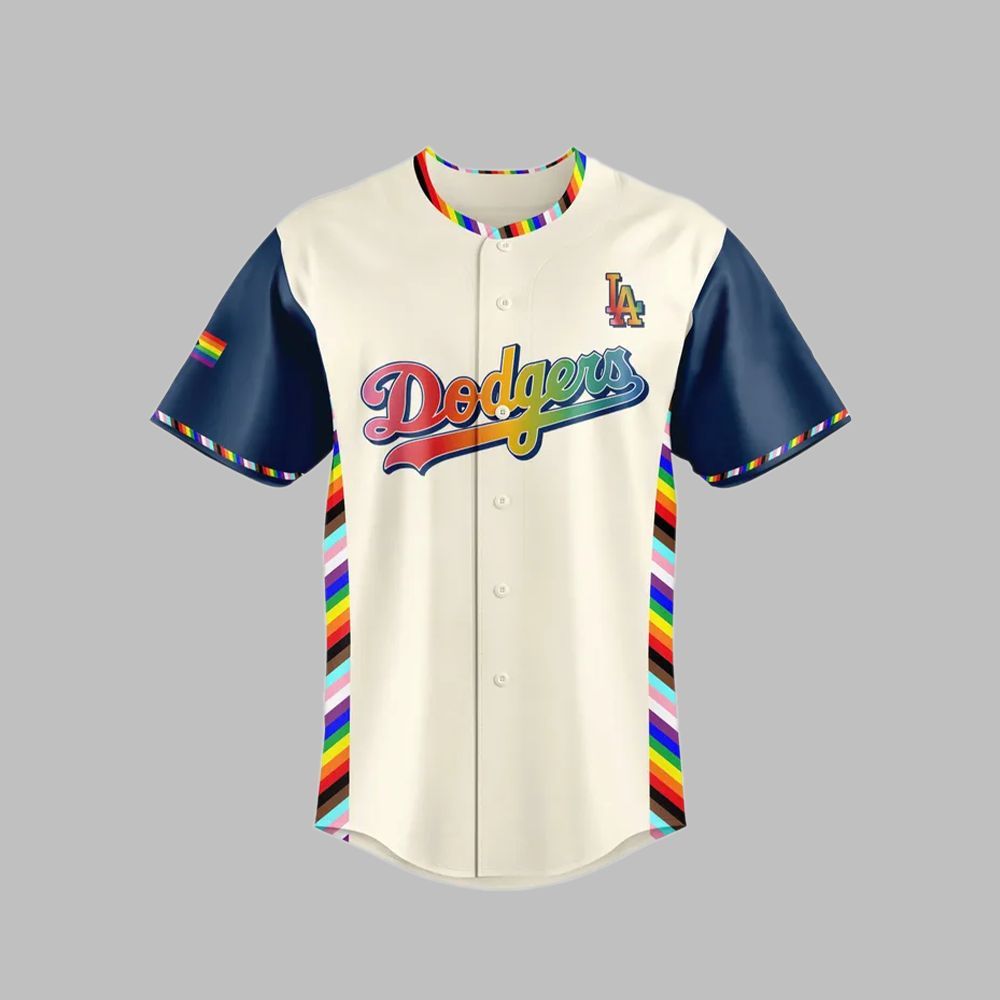 LA Dodgers Happy Pride 2025 Jersey - Grishko.com