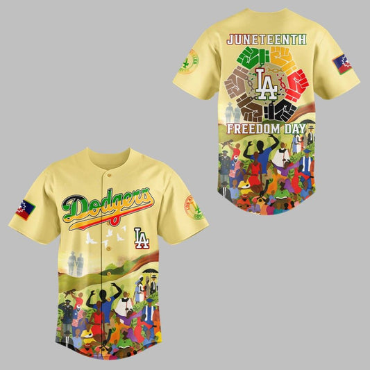 LA Dodgers Juneteenth Freedom Day Jersey 2025 - Grishko.com