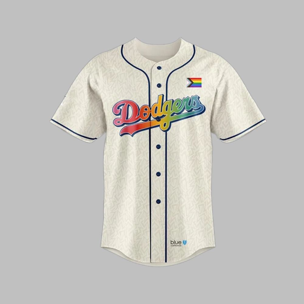 LA Dodgers LGBTQ Pride Night Jersey 2025 - Grishko.com