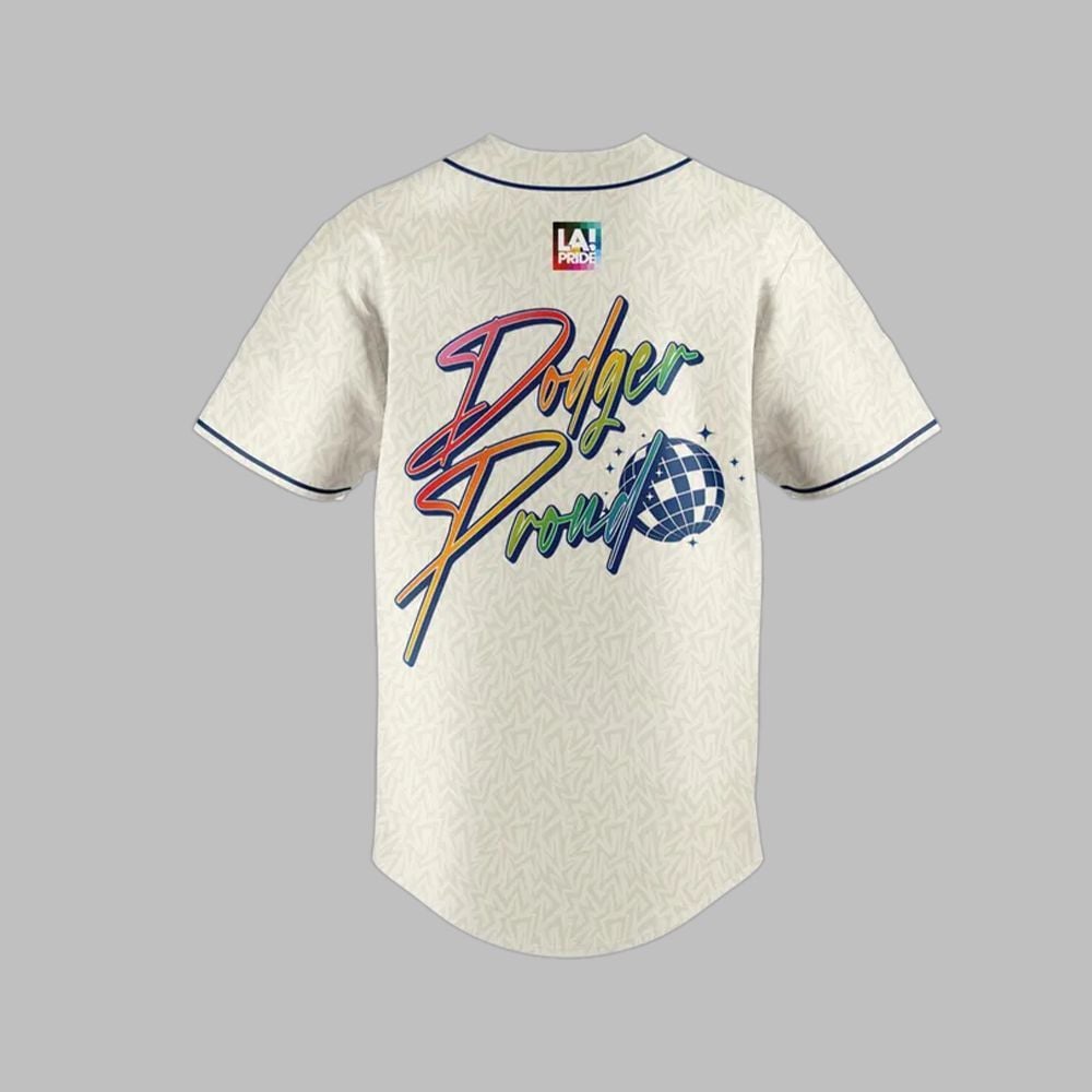 LA Dodgers LGBTQ Pride Night Jersey 2025 - Grishko.com