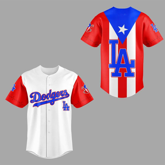LA Dodgers Puerto Rico Night 2025 Jersey - Grishko.com