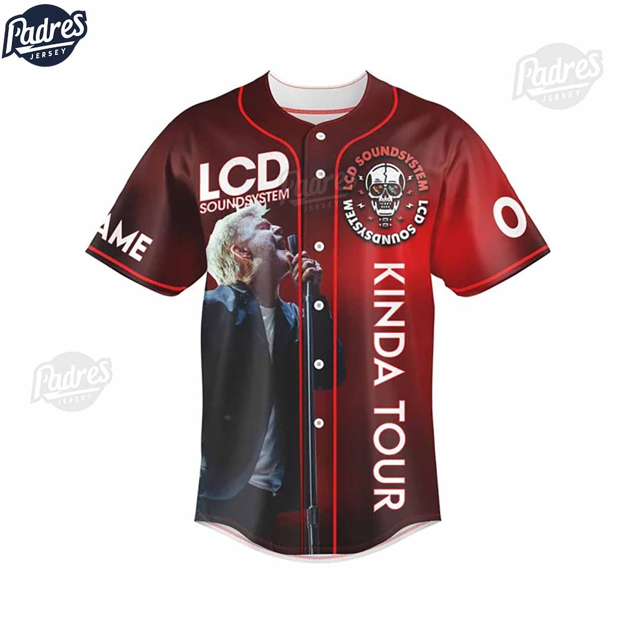 LCd Soundsystem KDN Tour 2024 New Baseball Jersey Outfit - Padres Jersey Oasis: Elevate Your Baseball Style Game