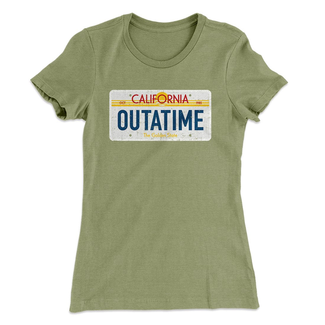 Outatime License Plate Women's T-Shirt