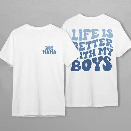 Latarshia Grant Store Mama of Boys Trendy T-Shirt