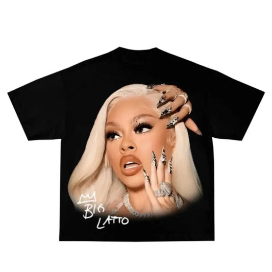 Lattoo Rap Graphic T-Shirt - Contemporary and Cool Design