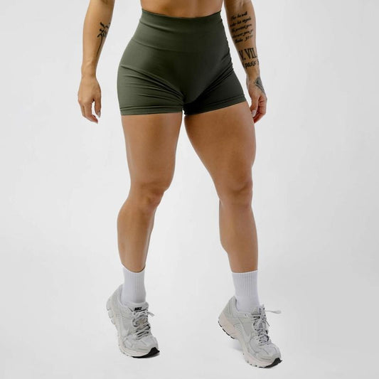 Legacy Shorts - Vintage Green Soft Womenswear Bottom Compression Knit Seamless