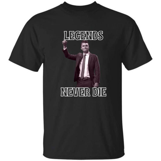 Legends Never Die Charlie Kirk Unisex Heavy Cotton Tee Charlie Kirk T-shirt, Hoodie, Gift For Him, Gift For Her Womenswear Crewneck Tops