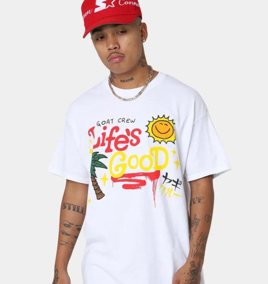 Life Is Good T-Shirt , Unisex T-Shirt, For Men Women Menswear Top