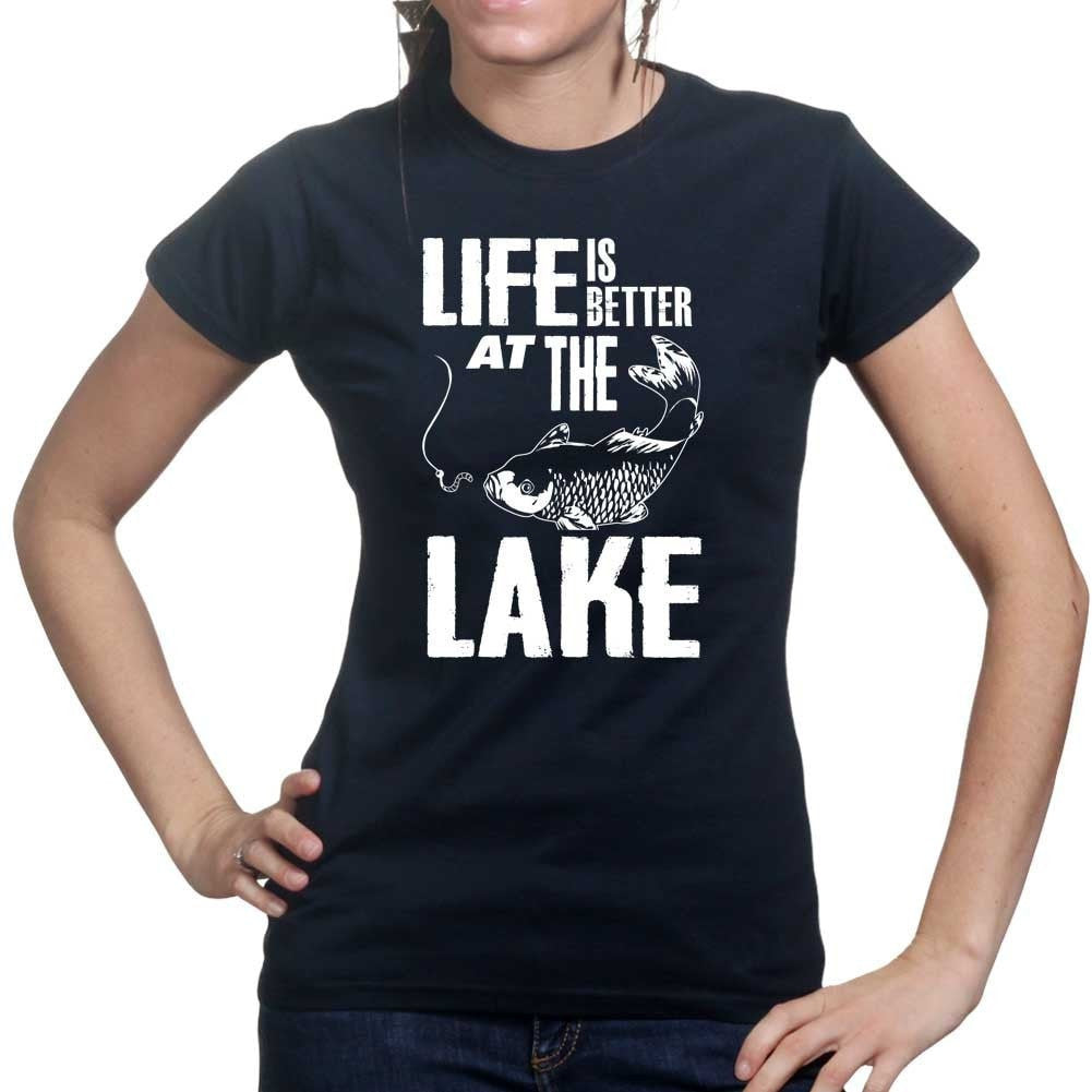 Life At The Lake Ladies T-shirt Style001