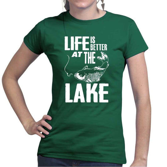 Life At The Lake Ladies T-shirt Style001