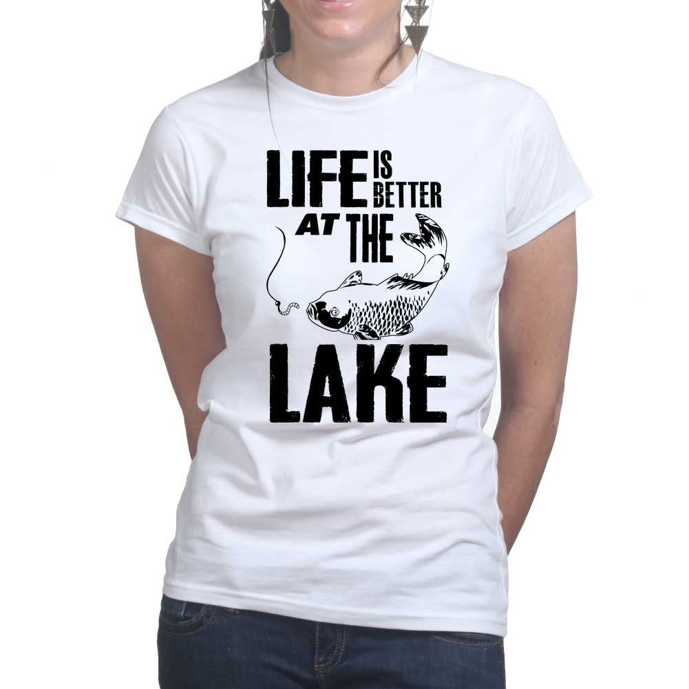 Life At The Lake Ladies T-shirt Style001