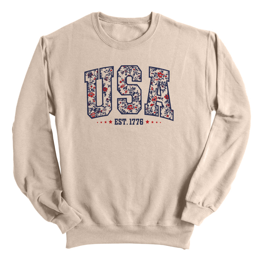 USA Floral Est 1776 (Front)