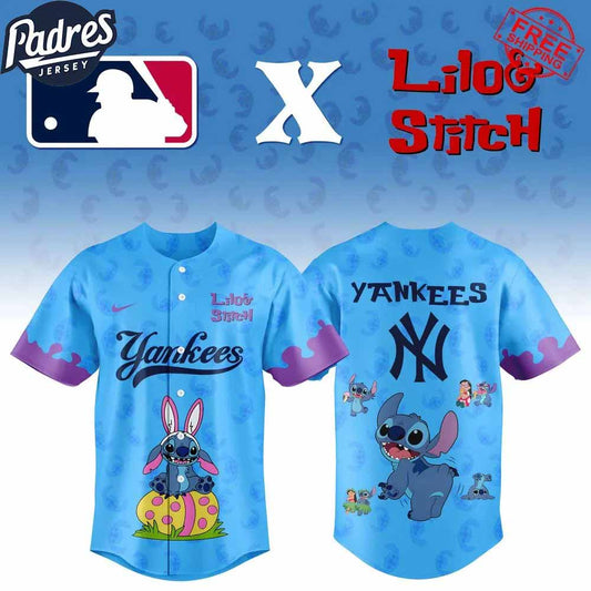 Lilo And Stitch 2025 x New York Yankees Baseball Jersey - Padres Jersey Oasis: Elevate Your Baseball Style Game