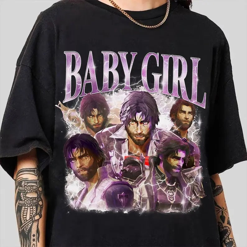 Limited Jayce Arcane Baby Girl Tee, Jayce Arcane Shirt, Jayce Arcane Merch, Pop Culture Shirt, Jaycepfp, Girl Dinner