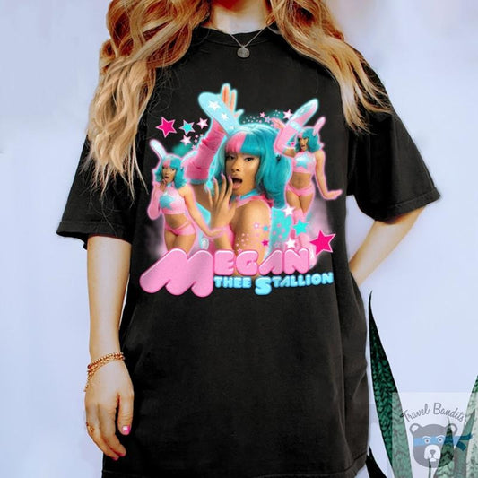 Limited Megan Thee Stallion Shirt, Vintage Megan Thee Stallion 90s Shirt, Rapper Megan Thee Stallion Bootleg Shirt,Retro Megan Shirt For Fan