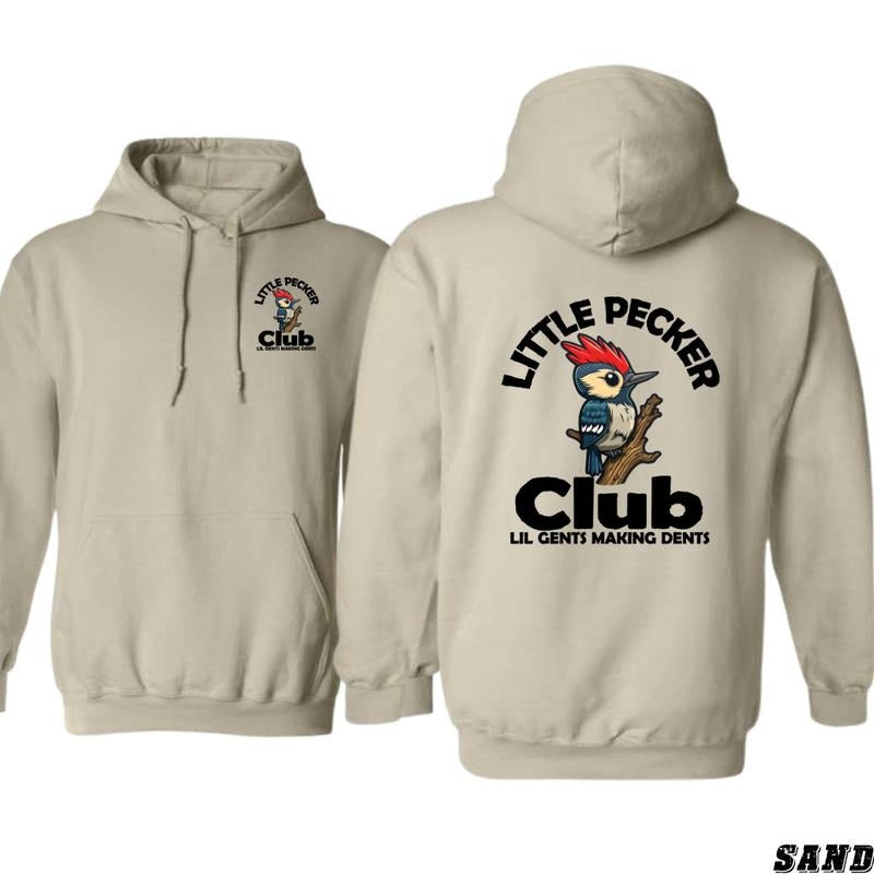 Little Pecker Club Hoodie - Fun and Quirky Design, Perfect for Casual Wear, Gift for Men, Gift for Women, Gift for You Menswear Sweaters