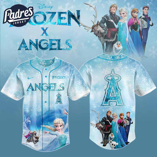 Los Angeles Angels x Frozen Baseball Jersey 2025 - Padres Jersey Oasis: Elevate Your Baseball Style Game