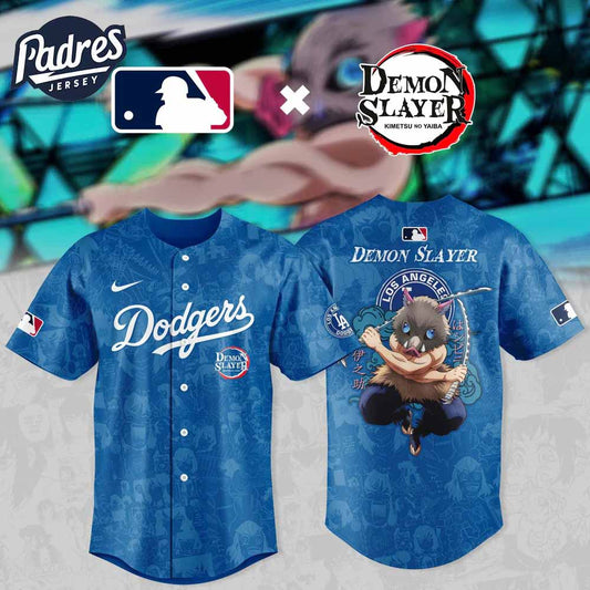 Los Angeles Dodgers Baseball Jersey Demon Slayer x Dodgers 2025 Season New Release - Padres Jersey Oasis: Elevate Your Baseball Style Game