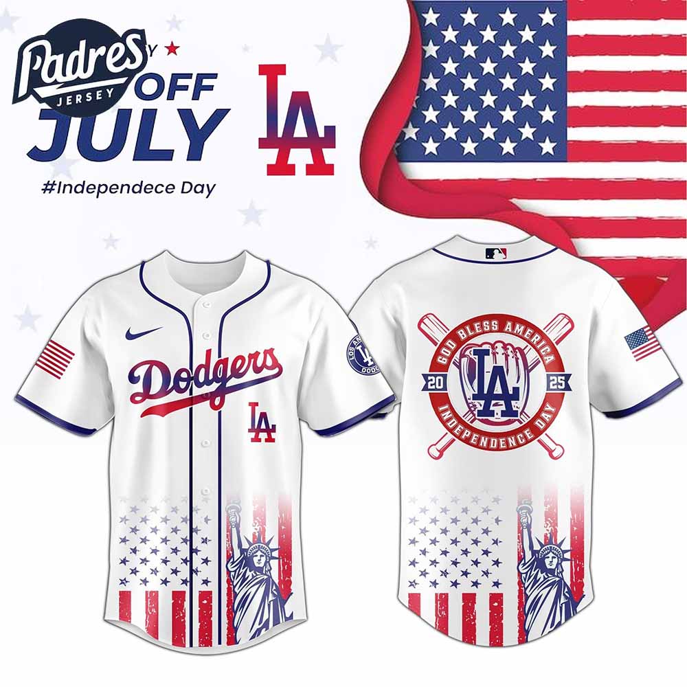 Los Angeles Dodgers Special Independence Day 2025 Baseball Jersey - Padres Jersey Oasis: Elevate Your Baseball Style Game