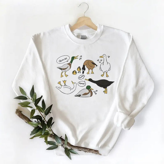Lovely Mallard Ducks Unisex T-shirt Sweatshirt Hoodie, for Wild Duck Hunting Season