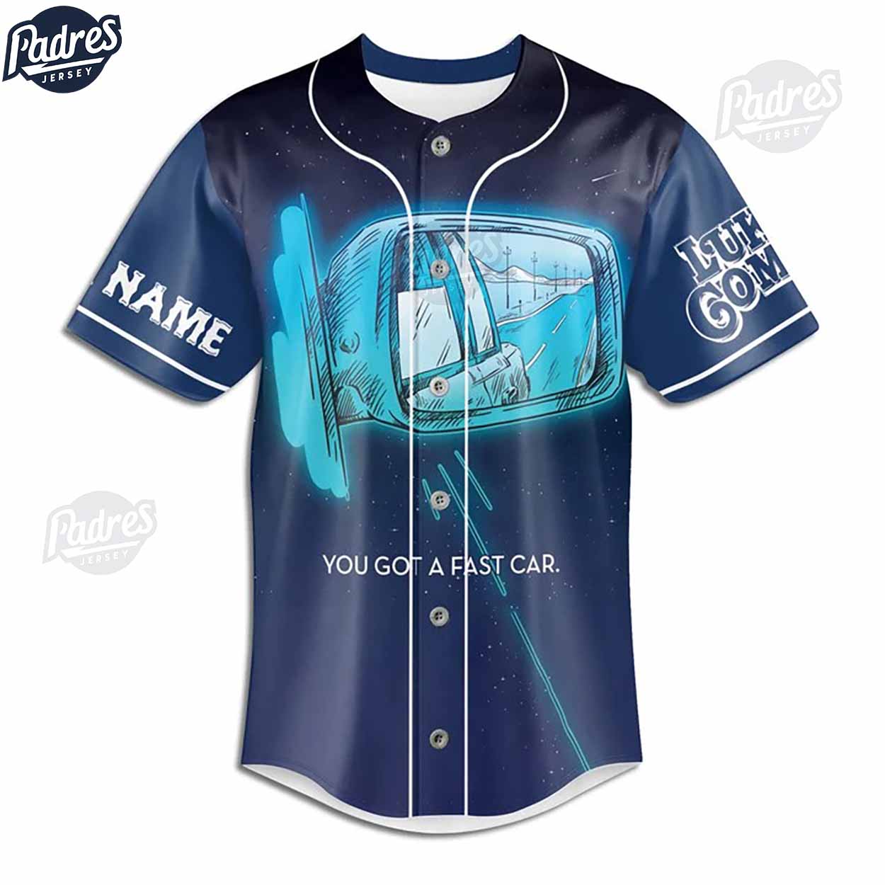 Luke Combs Growin Up And Getting Old Tour Custom Baseball Jersey - Padres Jersey Oasis: Elevate Your Baseball Style Game