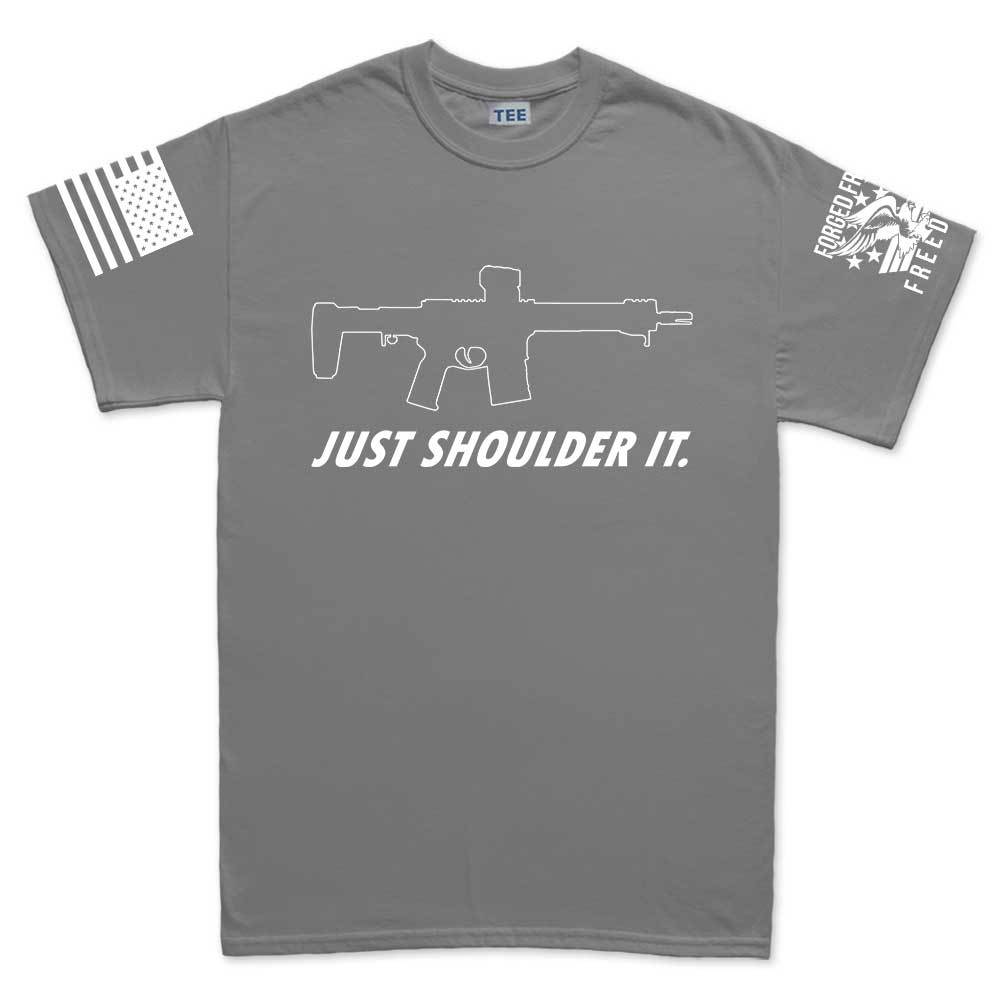 Just Shoulder It Men's T-shirt Style001