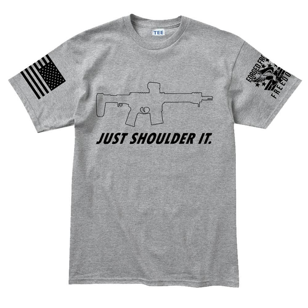 Just Shoulder It Men's T-shirt Style001