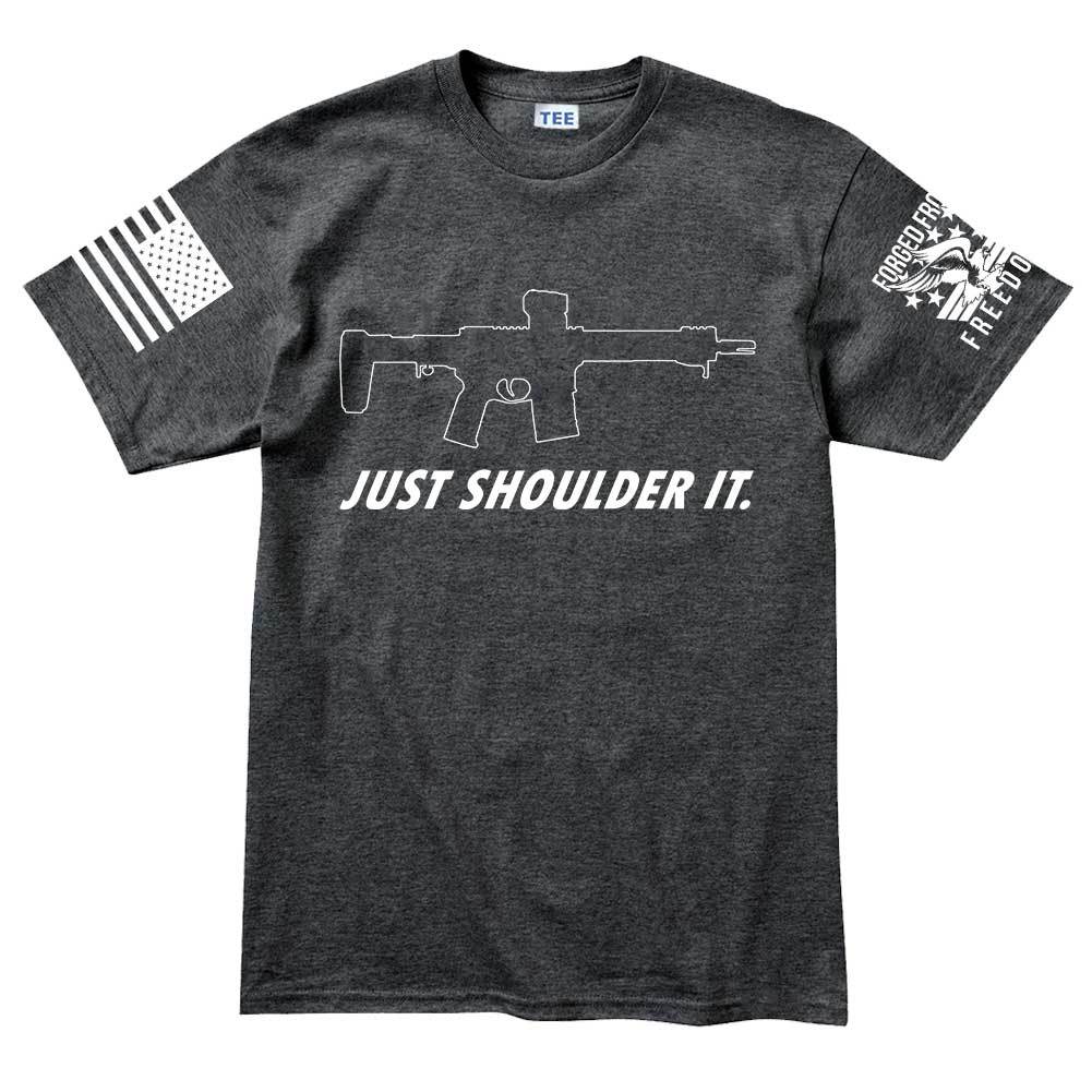 Just Shoulder It Men's T-shirt Style001