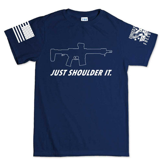 Just Shoulder It Men's T-shirt Style001