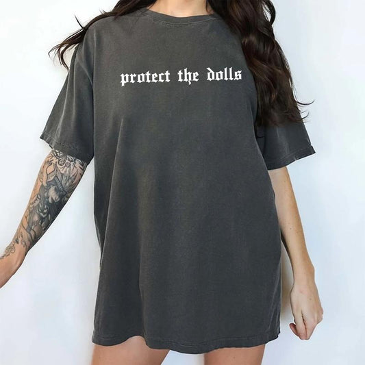 MAPTEES Protect The Dolls Comfort Colors Shirt, Gender Equality T-shirt, Human Rights Activist Graphic Tee, Feminist Clothing, Trans Rights Outfits