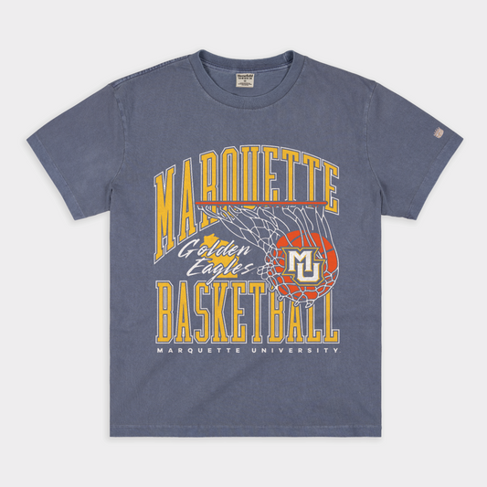 Marquette Golden Eagles 1990s Basketball Vintage Heavyweight Tee
