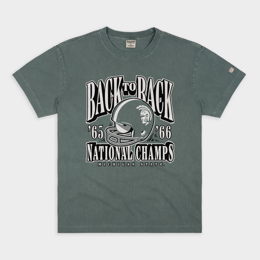 MSU Football National Champs Vintage Heavyweight Tee