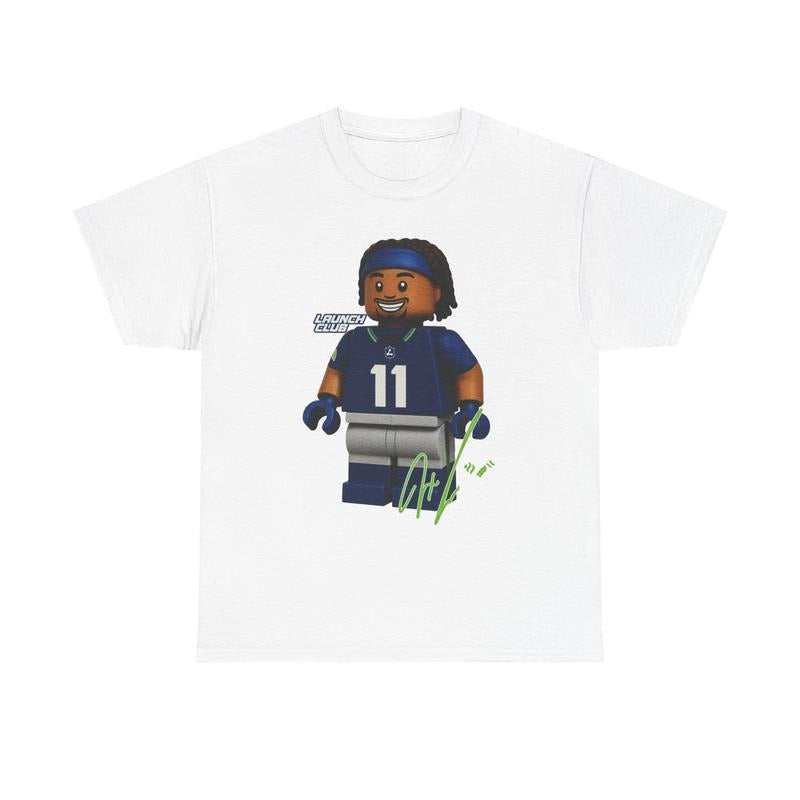 MINI HAWK TEE - SEATTLE  Cotton Casual Classic Shirt FOOTBALL JAXON