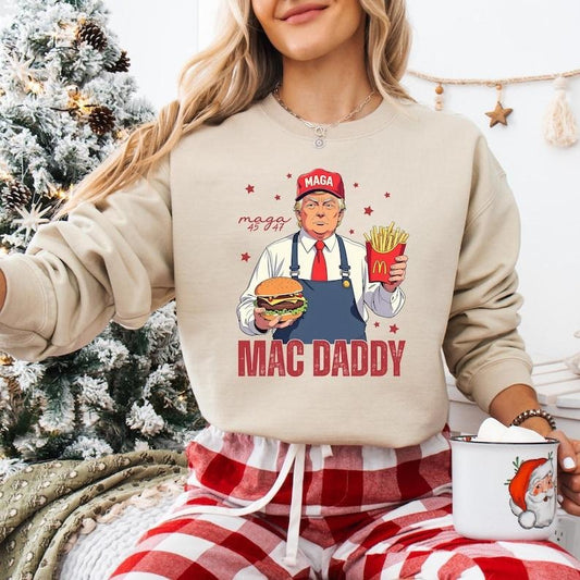 Mac Daddy Trump Sweatshirt, Trump We Won Again Sweatshirt, I'll Be Home For Christmas T-shirt, Make America Great Again Trump Shirt, Republican