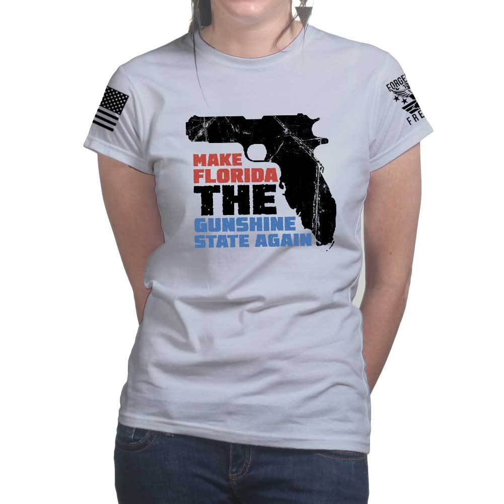 Make Florida The Gunshine State Ladies T-shirt