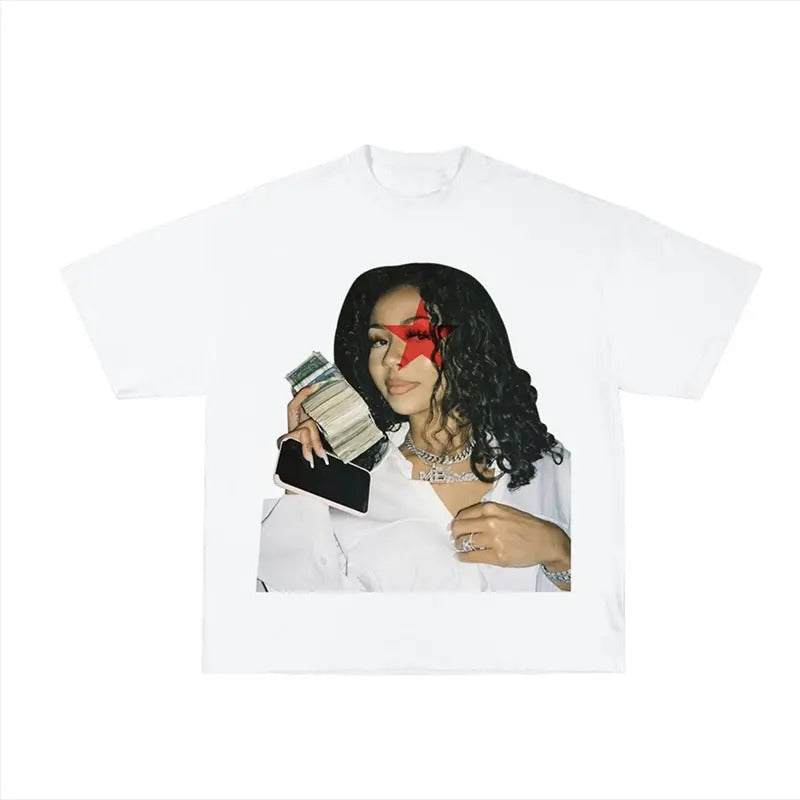 Mariah Red Star Bold Statement Tee