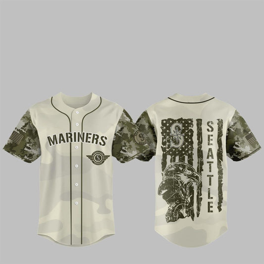 Mariners 2025 Armed Forces Day Night Jersey - Grishko.com