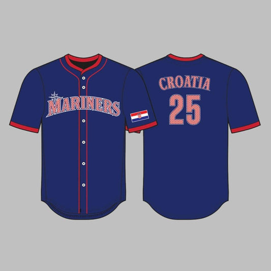 Mariners Croatian Heritage Jersey Giveaway 2025 - Grishko.com