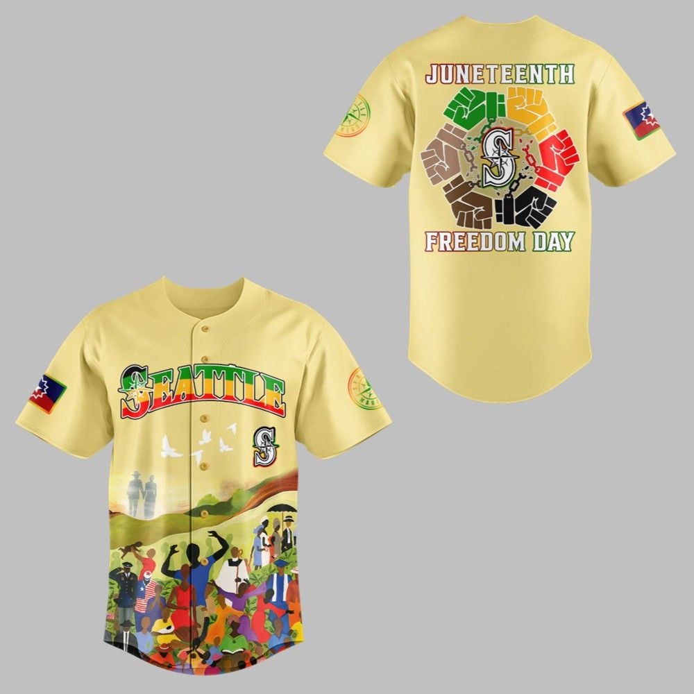 Mariners Juneteenth Freedom Day 2025 Jersey - Grishko.com