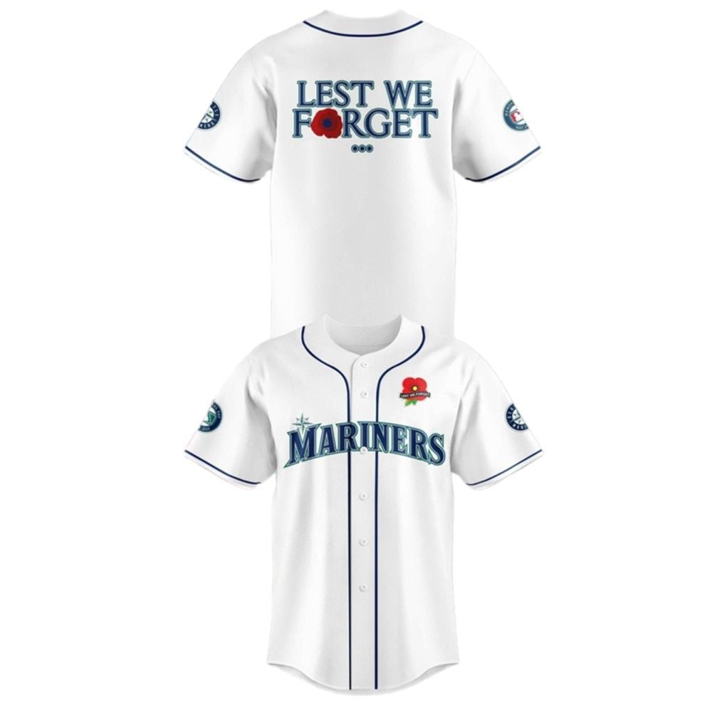 Mariners Lest We Forget Jersey 2025 - Grishko.com