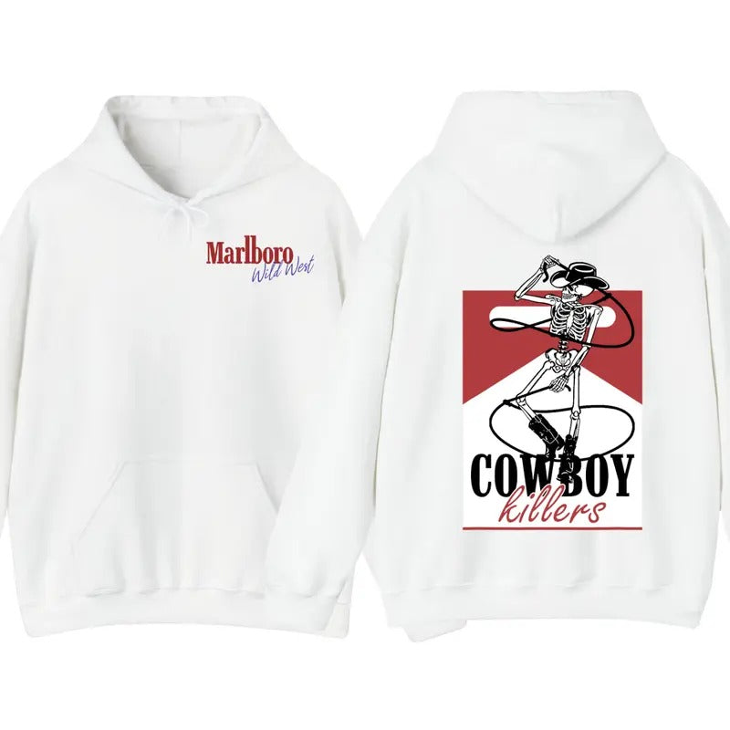 Marlboro Wild West Cowboy Killer Double Sided Hoodie - Cowboy Killer Hoodie - Sweatshirt, Menswear Hoodie & Sweater