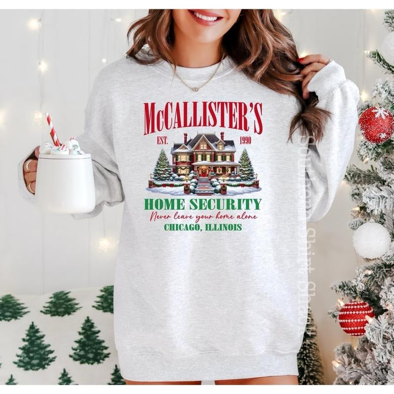McCallisters Home Security Sweatshirt | Christmas Sweatshirt