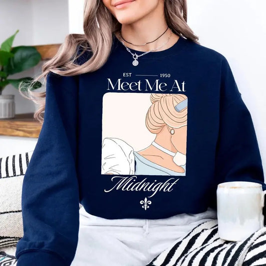 Meet Me At Midnight Sweatshirt, Retro Princess Sweatshirt, Princess Worlds Tee Shirt
