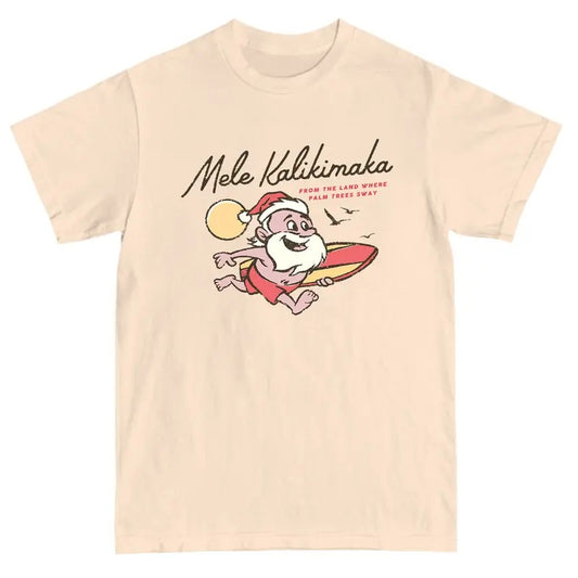 Mele Kalikimaka Hawaii Sweatshirt 90s Vintage, Hawaiian Christmas Sweater, Funny Santa shirt , Vintage Festive Season Shirt