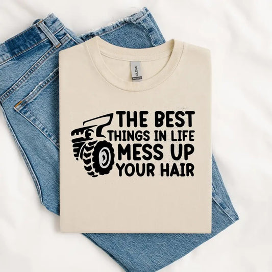 Mess Up Your Hair Graphic Tee