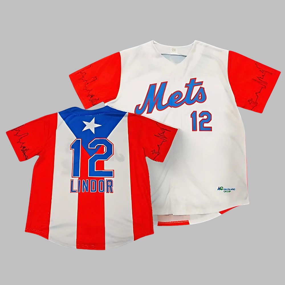 Mets Francisco Lindor Puerto Rico Jersey Giveaway 2025 - Grishko.com